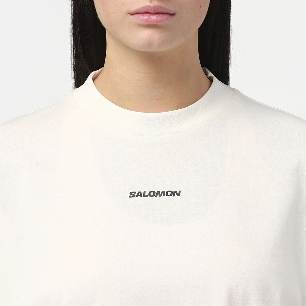サロモンSALOMONランニングウェア半袖TシャツLOGOLC3014700レディース女性26FA秋冬