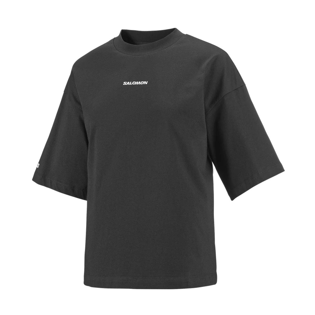 サロモンSALOMONランニングウェア半袖TシャツLOGOLC3014800レディース女性26FA秋冬
