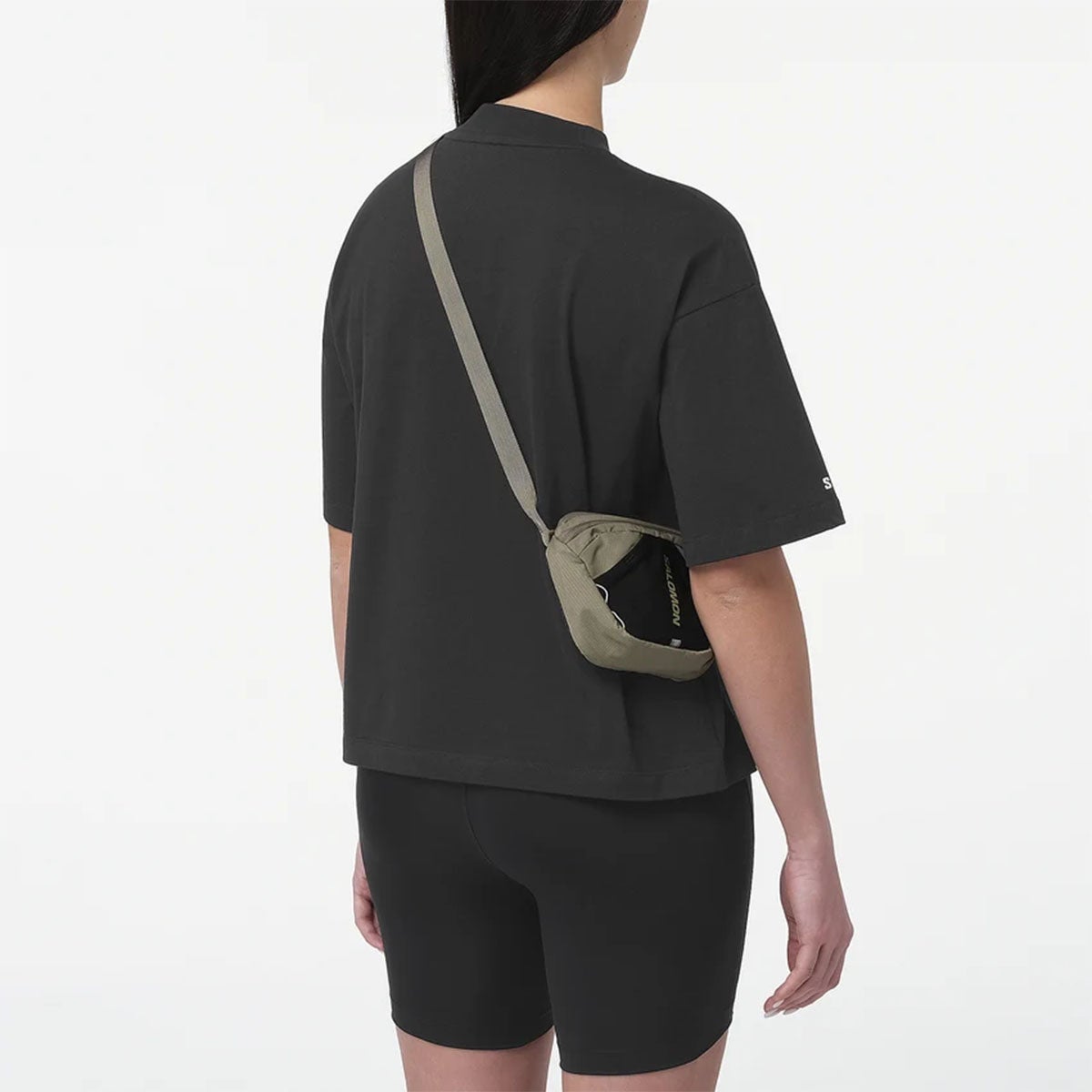 サロモンSALOMONランニングウェア半袖TシャツLOGOLC3014800レディース女性26FA秋冬