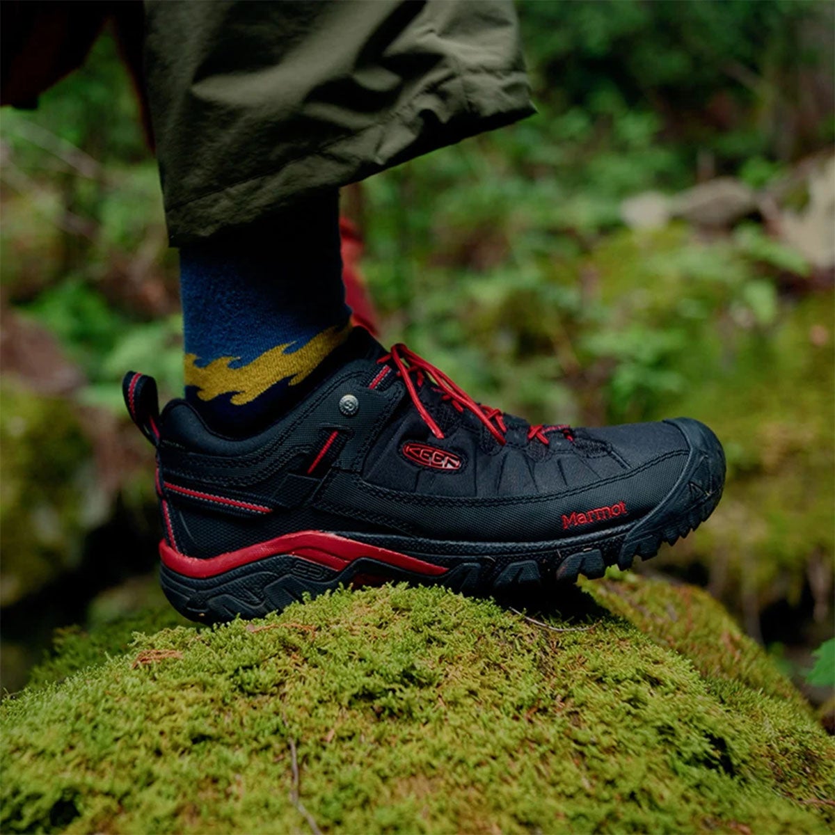 キーンKEENトレッキングシューズ靴ターギーEXPウォータープルーフKEENxMarmot103296526FA秋冬