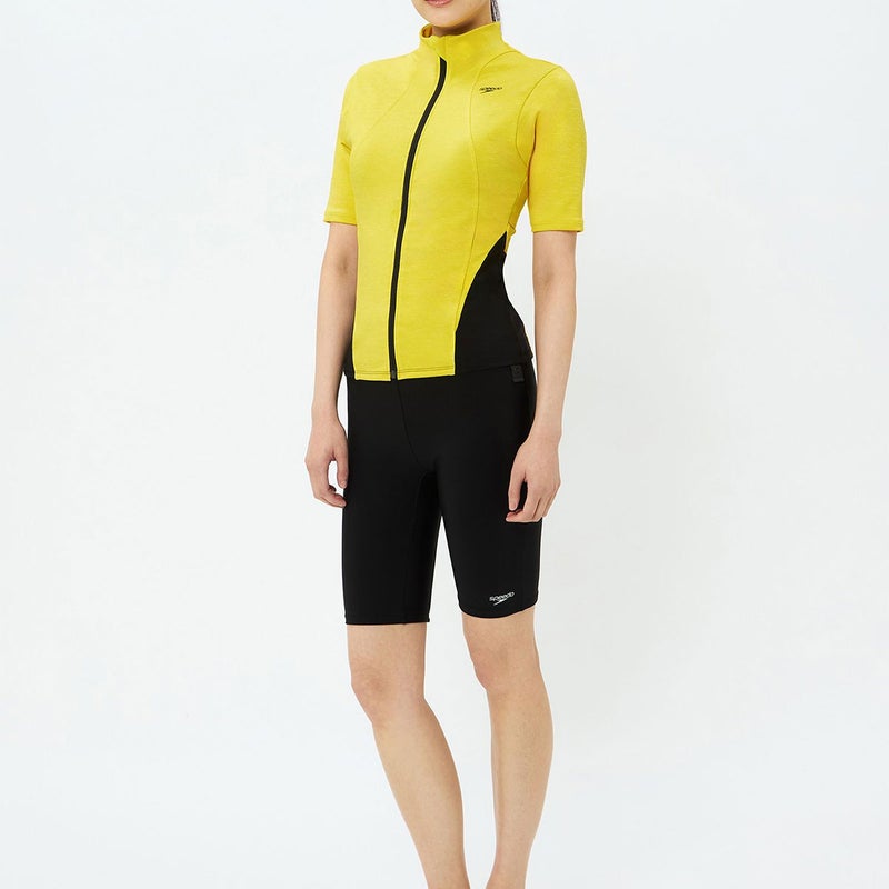 スピードSPEEDOスイムフィットネス競泳水着ショートスリーブウェイビーセパSHORTSLEEVEWAVYSEPASFW32565-LVレディース女性26S2