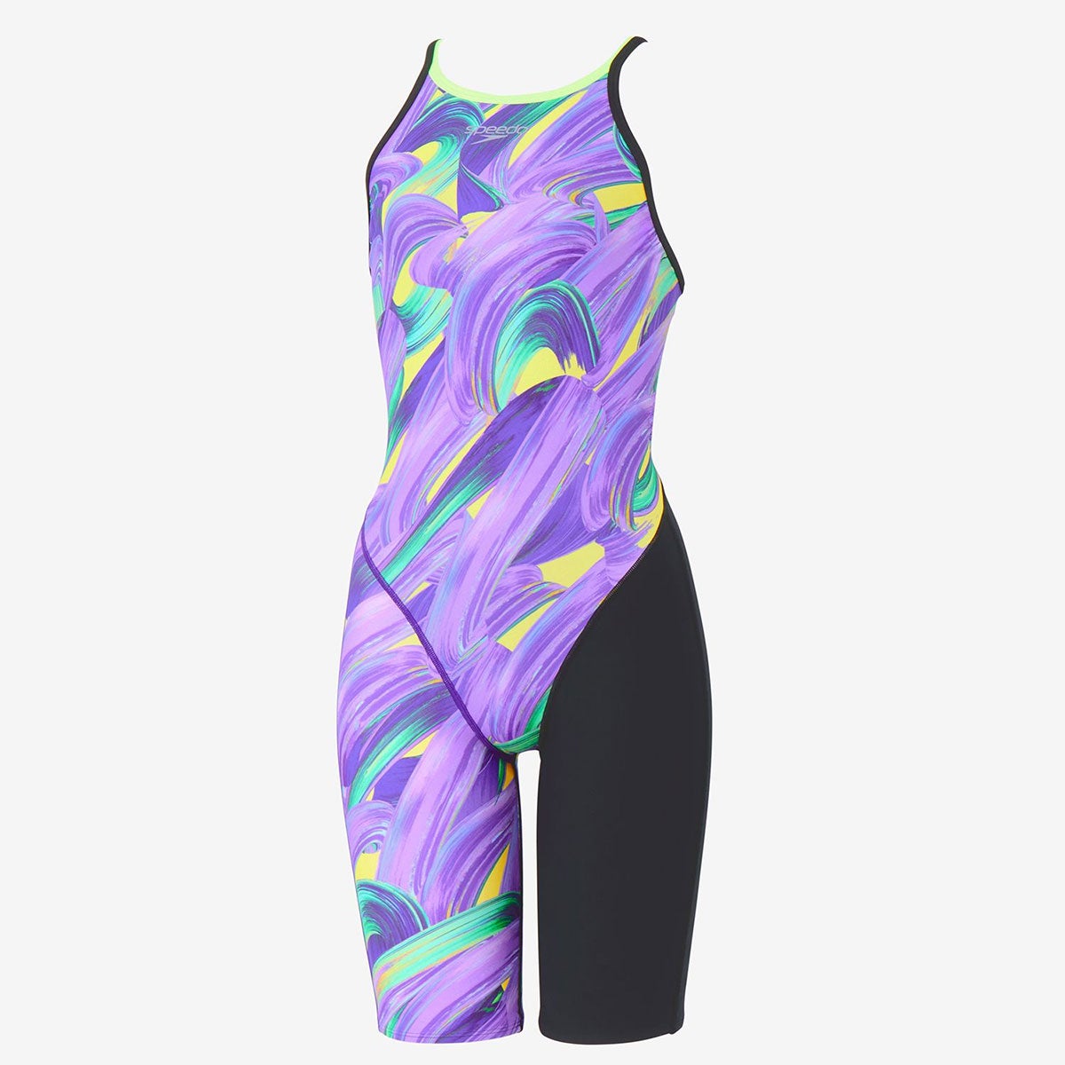 スピードSPEEDOスイムフィットネス競泳水着ブラッシーシャドウターンズニースキンBRUSHYSHADOWTURNSKNEESKINSTW12652-PUレディース女性26S2