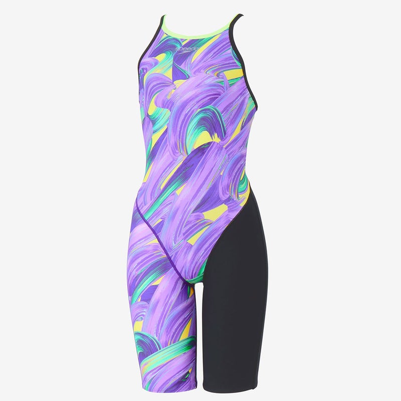 スピードSPEEDOスイムフィットネス競泳水着ブラッシーシャドウターンズニースキンBRUSHYSHADOWTURNSKNEESKINSTW12652-PUレディース女性26S2