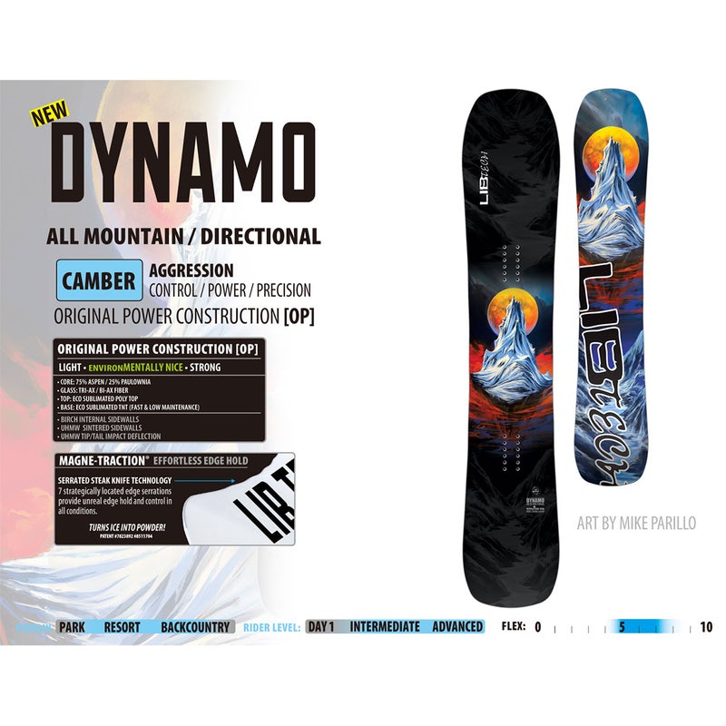 リブテックLIBTECHスノボースノボスノーボード板DYNAMODYNAMO2627メンズ男性26-27