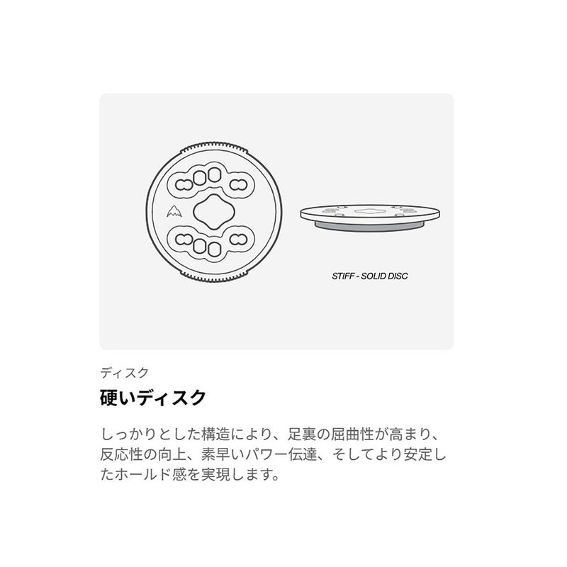 バートンBURTONスノボースノボスノーボードバインディングビンディングカーテルXRe:Flex222301-A02-26メンズ男性26-27