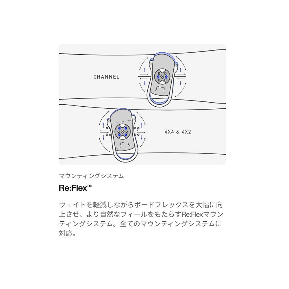 バートンBURTONスノボースノボスノーボードバインディングビンディングカーテルXRe:Flex222301-A50-26メンズ男性26-27