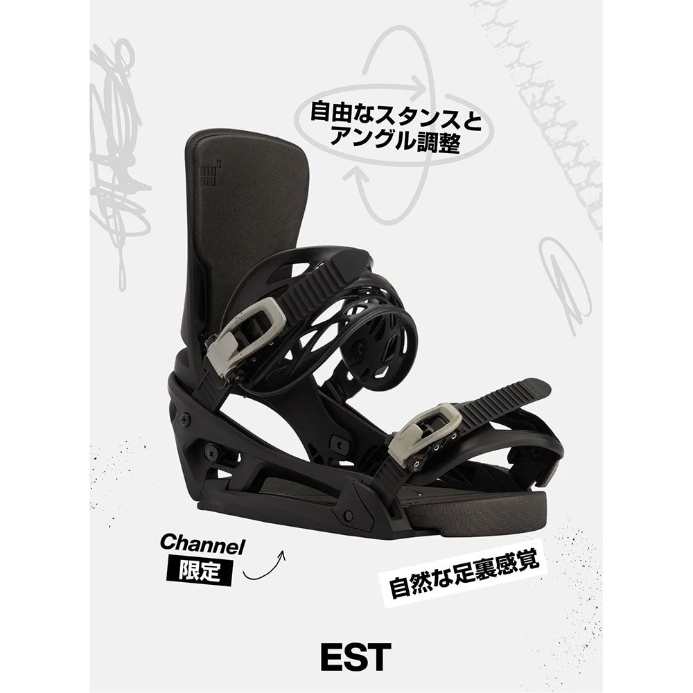 バートンBURTONスノボースノボスノーボードバインディングビンディングCartelXEST222321-A50-26メンズ男性26-27