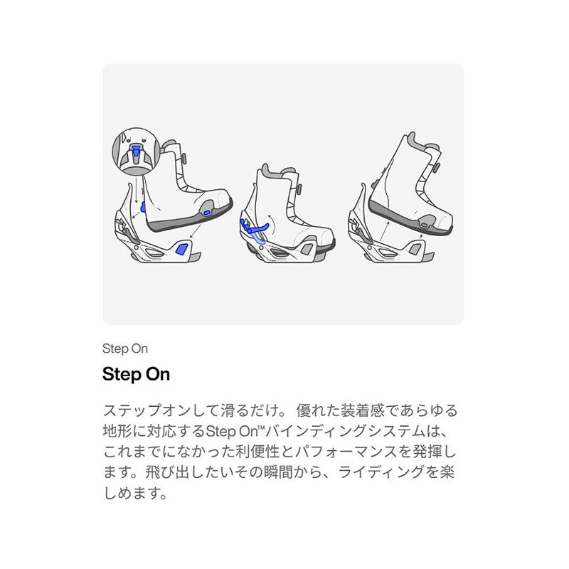 バートンBURTONスノボースノボスノーボードバインディングビンディングStepOnGenesis229601-A02-26メンズ男性26-27