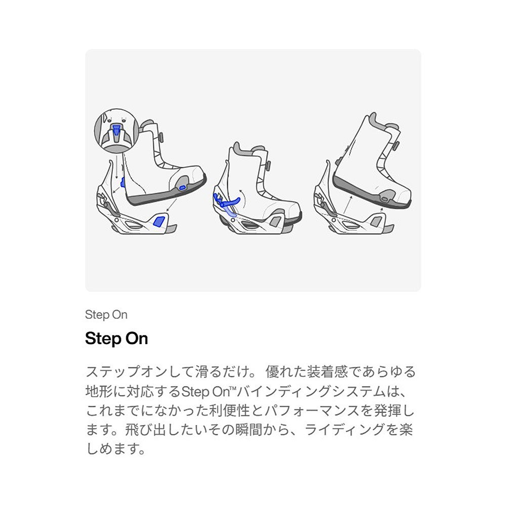 バートンBURTONスノボースノボスノーボードバインディングビンディングStepOnGenesisEST243761-A02-26メンズ男性26-27