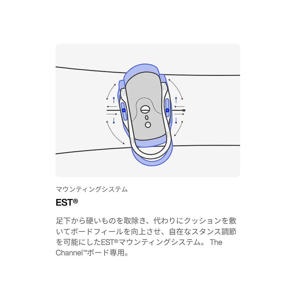 バートンBURTONスノボースノボスノーボードバインディングビンディングStepOnGenesisEST243761-E9M-26メンズ男性26-27