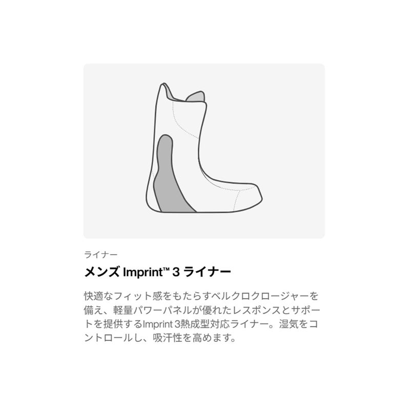 バートンBURTONスノボースノボスノーボードブーツWaverangePlus311031-A02-26メンズ男性26-27