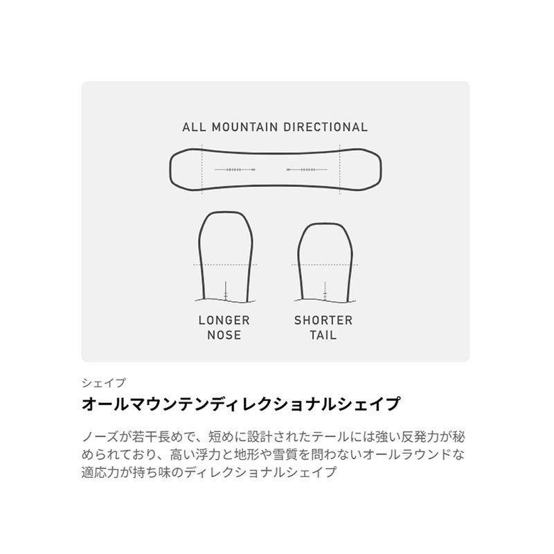 バートンBURTONスノボースノボスノーボード板Customキャンバー106881-I66-26メンズ男性26-27