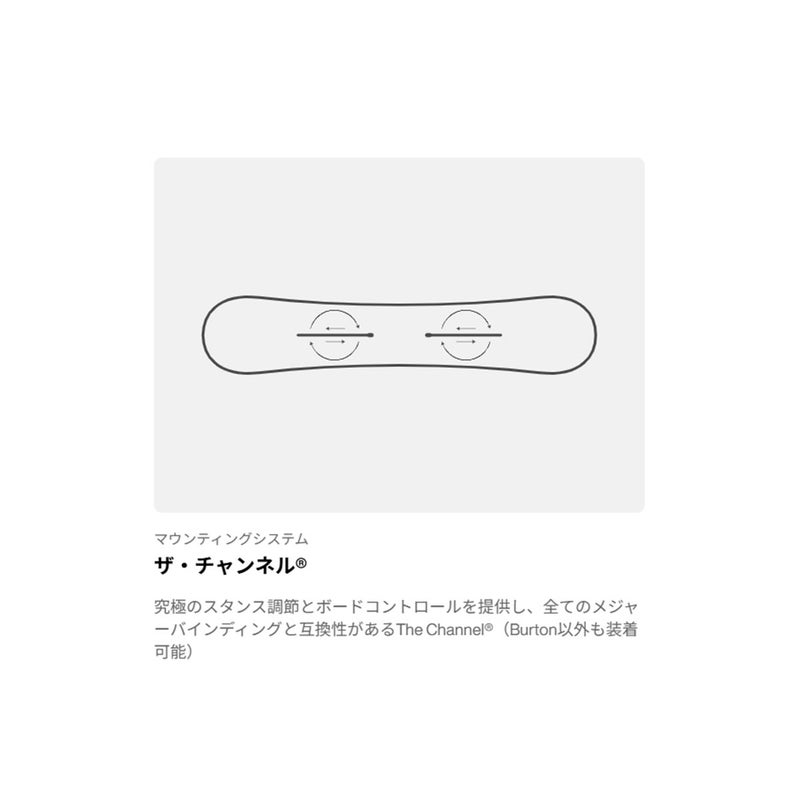 バートンBURTONスノボースノボスノーボード板Burtonプロセスキャンバー106921-E9I-26メンズレディースユニセックス26-27