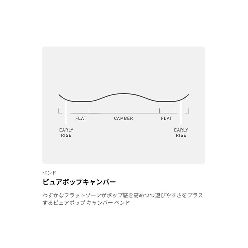 バートンBURTONスノボースノボスノーボード板イェーセイヤーキャンバー132221-EU6-26レディース女性26-27