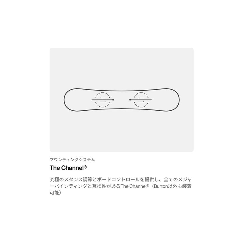 バートンBURTONスノボースノボスノーボード板イェーセイヤーキャンバー132221-EU6-26レディース女性26-27