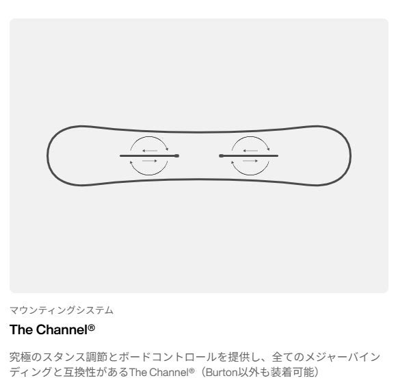 バートンBURTONスノボースノボスノーボード板GoodCompanyキャンバー235951-FAF-26メンズ男性26-27