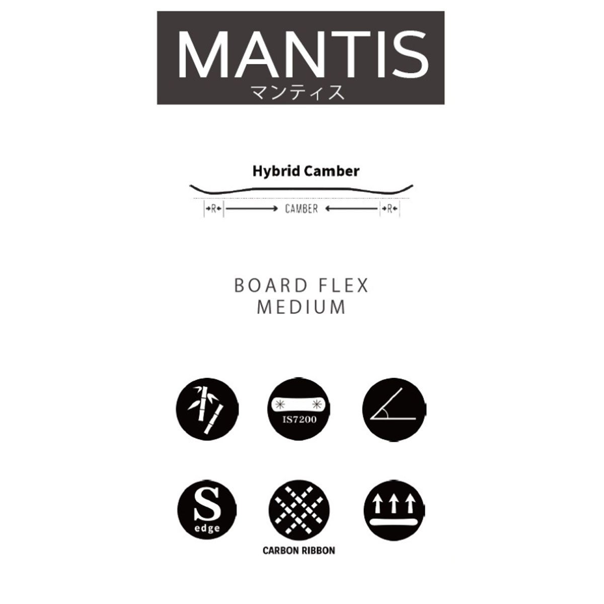 クロージャCROOJAスノボースノボスノーボード板マンティスMANTISMANTIS2627メンズ男性26-27