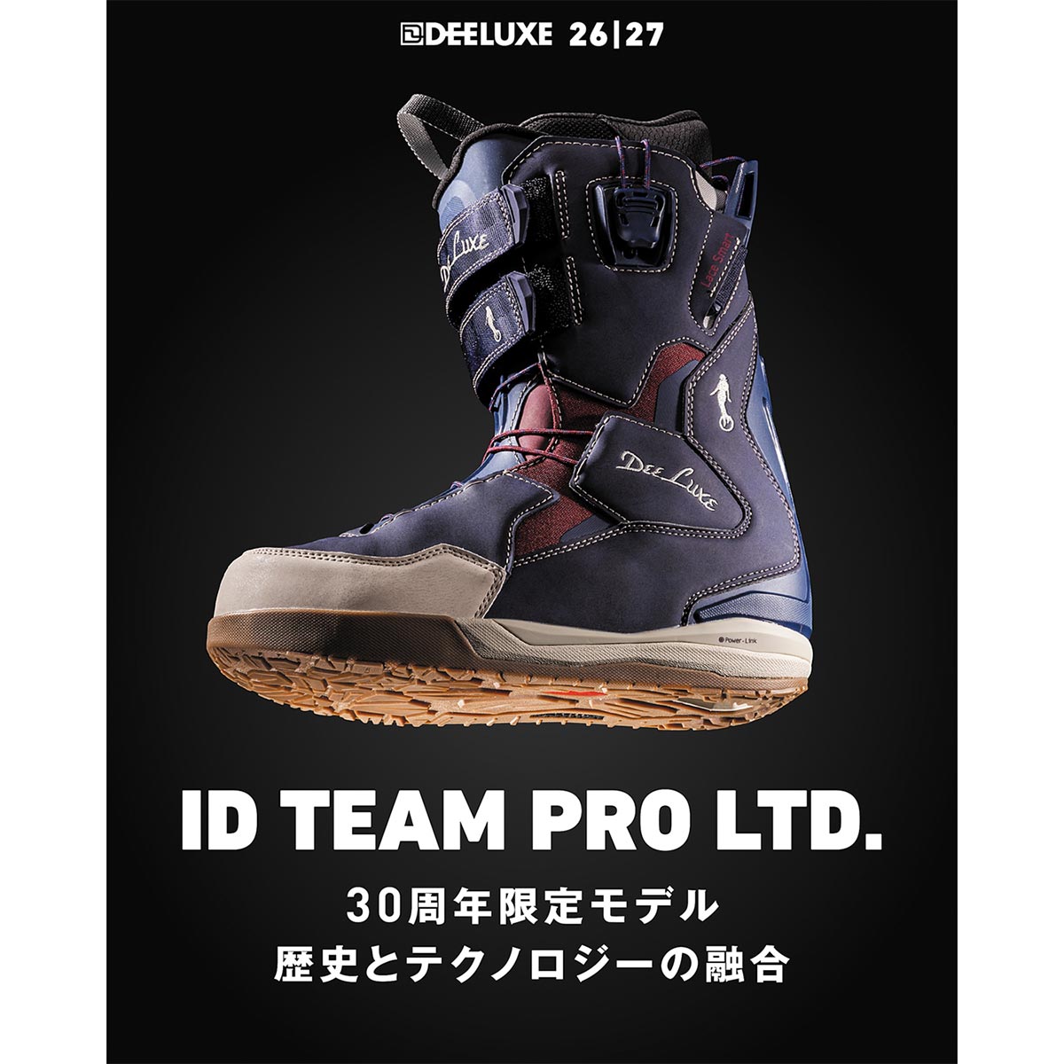 ディーラックスDEELUXEスノボースノボスノーボードブーツIDTEAMPROLTD.572649-1000メンズ男性26-27