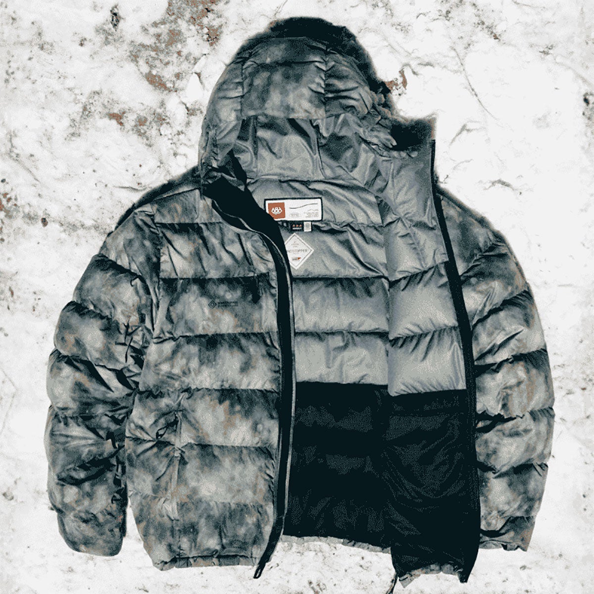 シックスエイトシックス686スノボースノボスノーボードウェアジャケットWINDSTOPPERPYRODOWNPUFFERJACKETM6WNCS130メンズ男性26-27