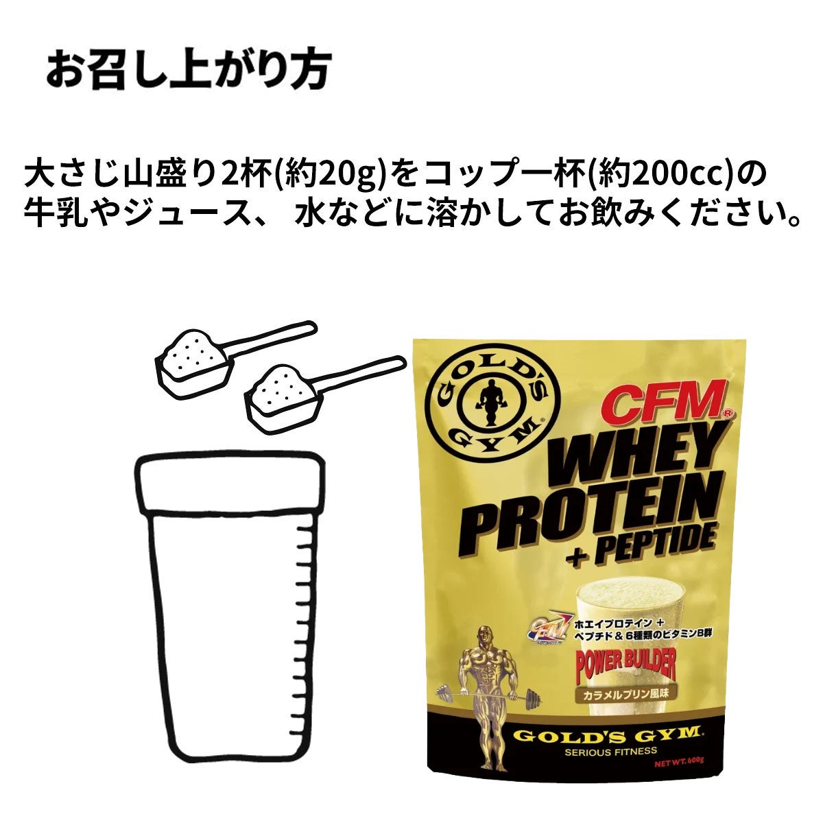 ゴールドジムGOLD'SGYMサプリメントダイエット健康プロテイン【送料無料】復刻発売数量限定CFMホエイプロテインカラメルプリン風味600gF3860