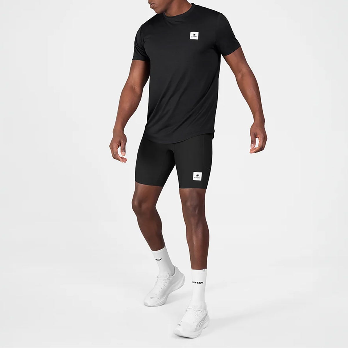 セイスカイSAYSKYランニングウェア半袖TシャツCleanCombatProT-shirtSM25004C901メンズ男性26FA秋冬