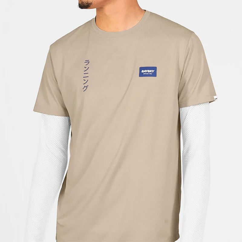 セイスカイSAYSKYランニングウェア半袖TシャツStatementCombatProT-shirtSM25031C8001メンズ男性26FA秋冬