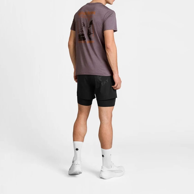 セイスカイSAYSKYランニングウェア半袖TシャツStatementPaceT-ShirtSM25038C7014メンズ男性26FA秋冬