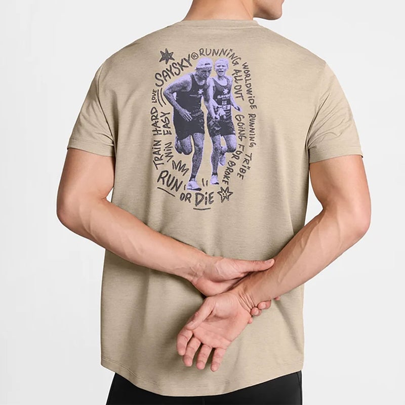 セイスカイSAYSKYランニングウェア半袖TシャツStatementCombatProT-shirtSM25039C8001メンズ男性26FA秋冬