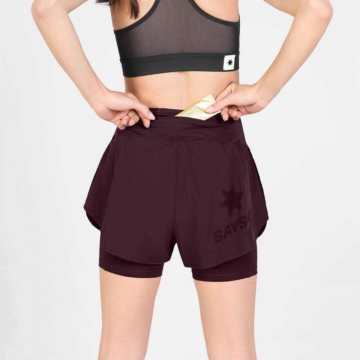 セイスカイSAYSKYランニングウェアボトムスショートハーフパンツ短パンWPace2in1Shorts3SW40002C512レディース女性26FA秋冬
