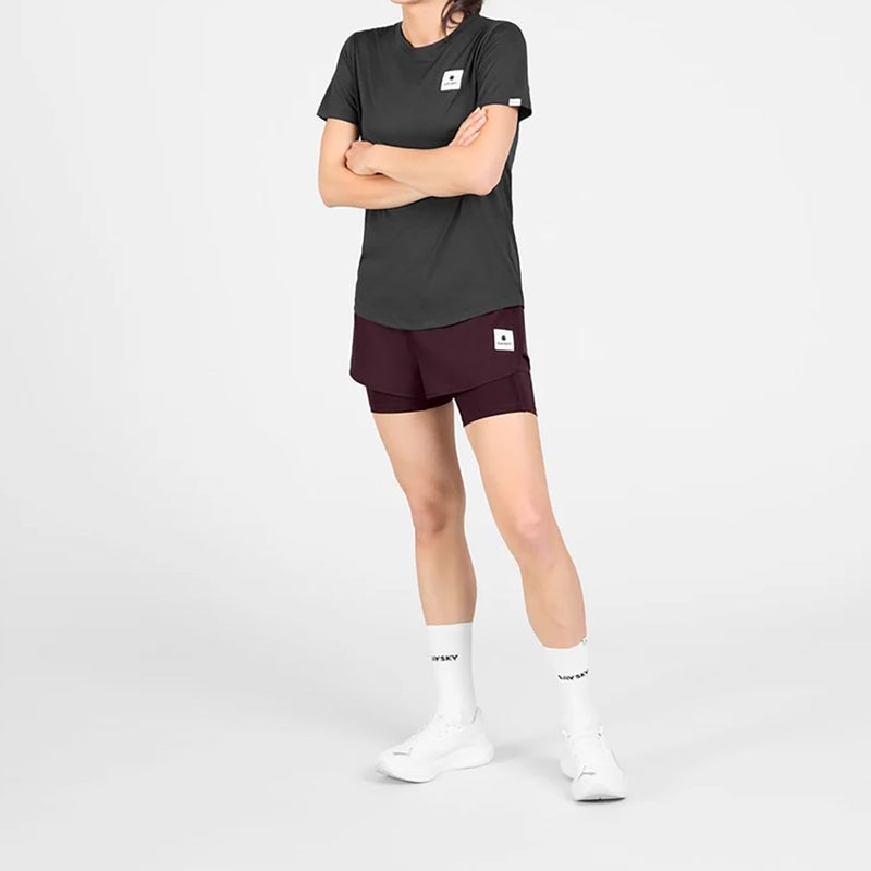 セイスカイSAYSKYランニングウェアボトムスショートハーフパンツ短パンWPace2in1Shorts3SW40002C512レディース女性26FA秋冬