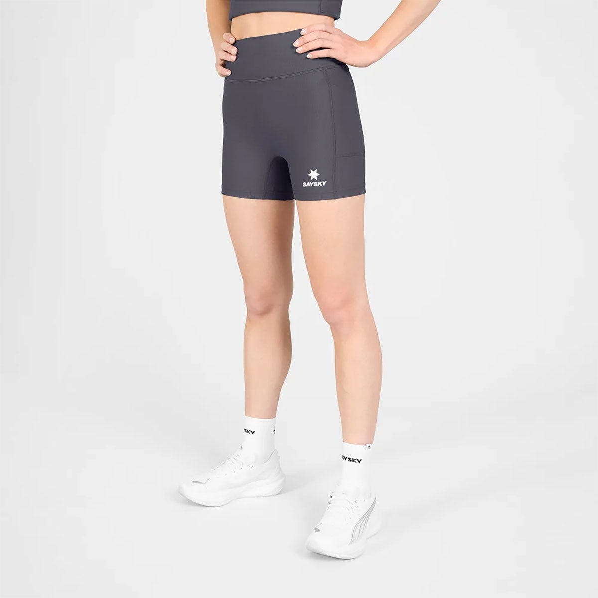 セイスカイSAYSKYランニングウェアボトムスショートハーフパンツ短パンWCombat+RibShortTights4SW55002C611レディース女性26FA秋冬