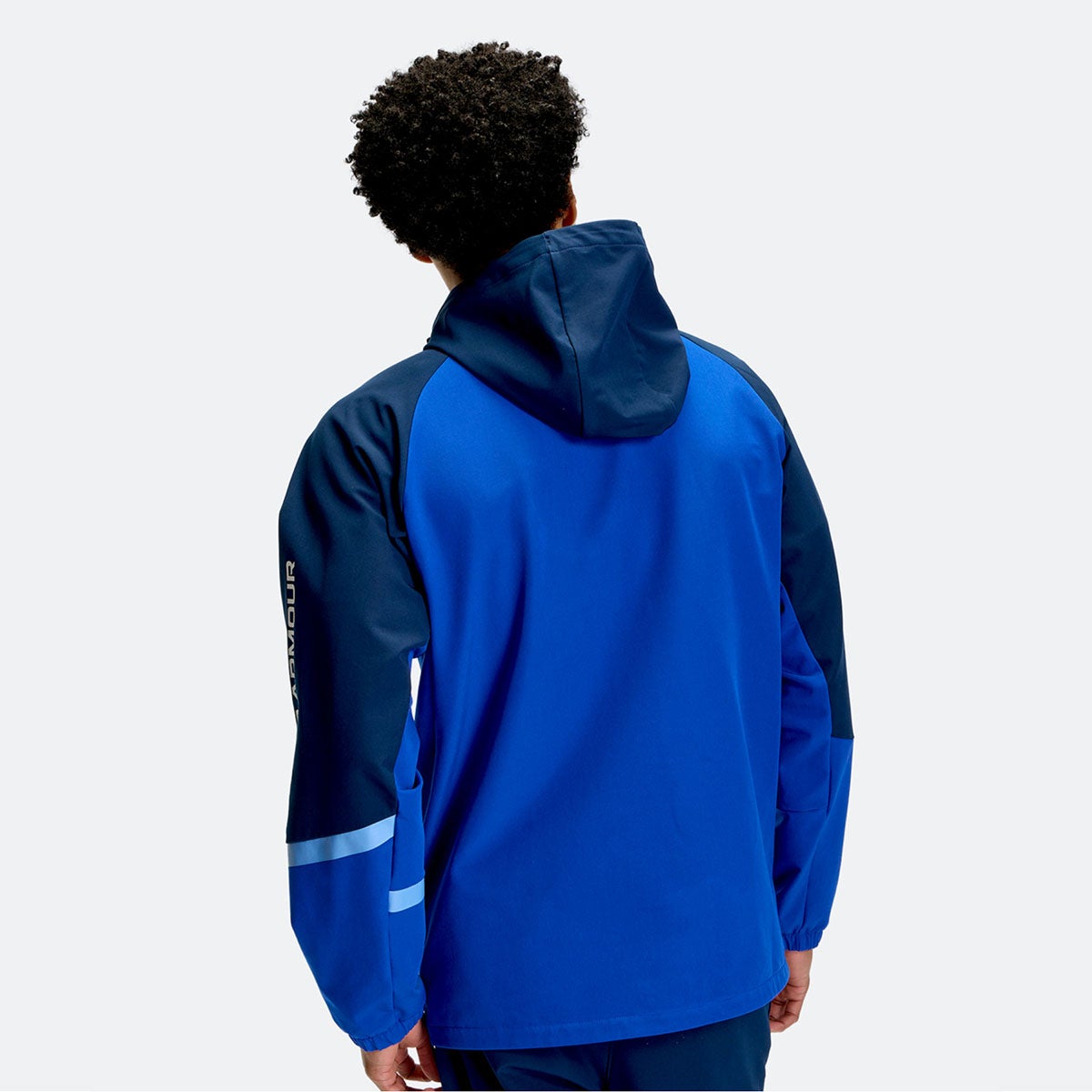 アンダーアーマーUNDERARMOURジムフィットネスヨガウェアアウターUAブラッシュドウーブンジャケット6016749-408メンズ男性26FA秋冬