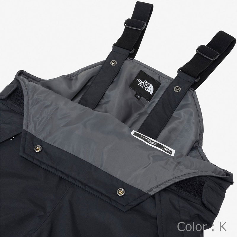 ザ・ノース・フェイスTHENORTHFACEスノボースノボスノーボードウェアビブパンツつなぎトドラースノーインサレーションビブTSnowInsulationBibNST62506-Kジュニアキッズ子ども男の子女の子25-26