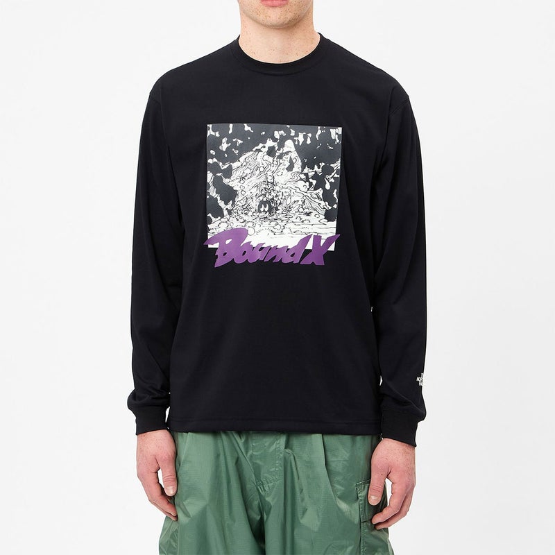 ザ・ノース・フェイスTHENORTHFACEスノボースノボスノーボードウェア長袖TシャツロンTバウンデックスロングスリーブティーNT82601-Kメンズレディースユニセックス26-27