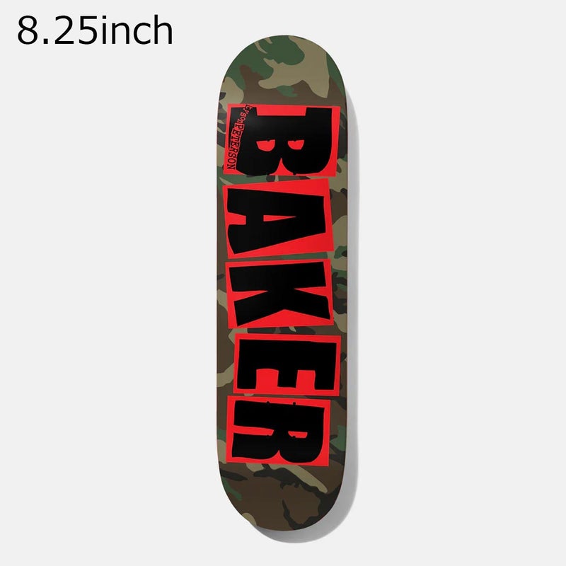 ベイカーBAKERスケボースケートボードデッキ板TPBrandLogoCamoDeck8.2503-01-2250