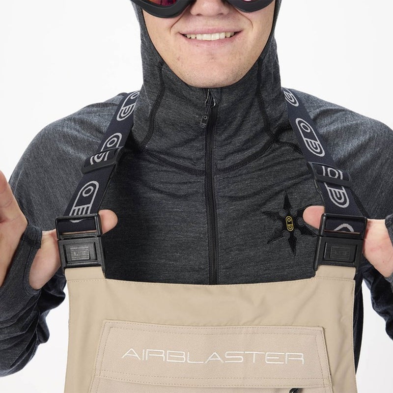 エアブラスターAIRBLASTERスノボースノボスノーボードウェアビブパンツつなぎFreedomBibAB27MBIB-1310メンズ男性26-27