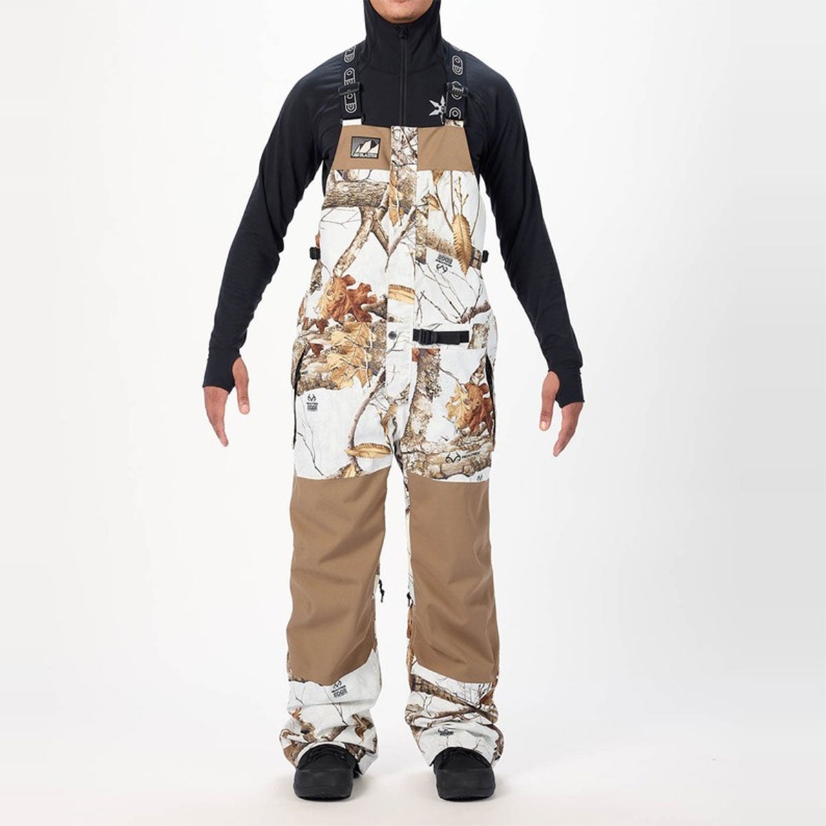 エアブラスターAIRBLASTERスノボースノボスノーボードウェアビブパンツつなぎStretchKrillBibAB27MBIB-1327メンズ男性26-27