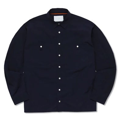 ウィムジーWHIMSYスケボースケートボードウェア長袖シャツNYLONSHIRT12231U130320メンズ男性26FA秋冬