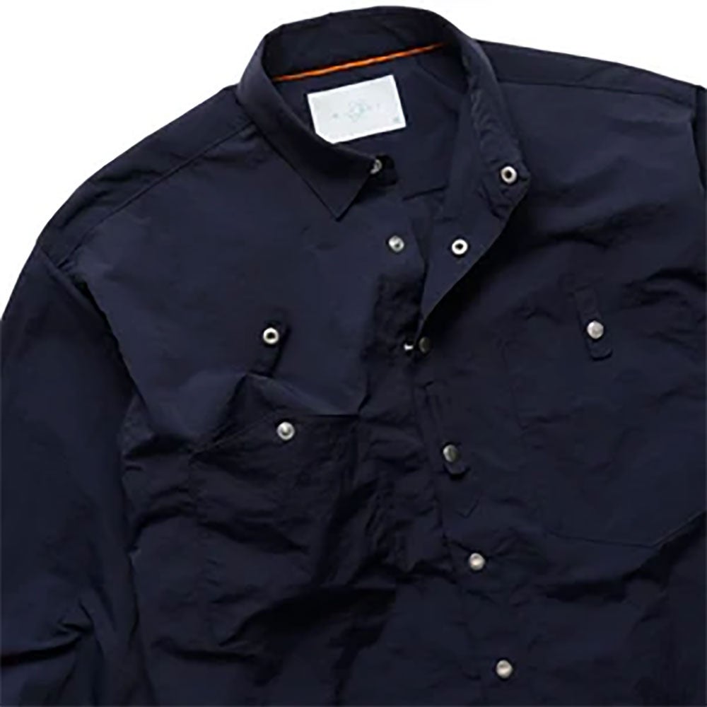 ウィムジーWHIMSYスケボースケートボードウェア長袖シャツNYLONSHIRT12231U130320メンズ男性26FA秋冬