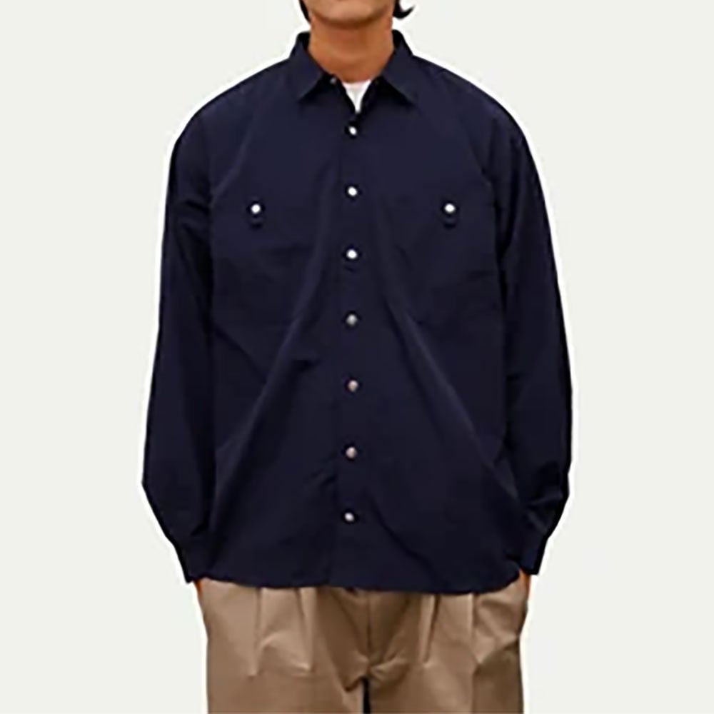 ウィムジーWHIMSYスケボースケートボードウェア長袖シャツNYLONSHIRT12231U130320メンズ男性26FA秋冬