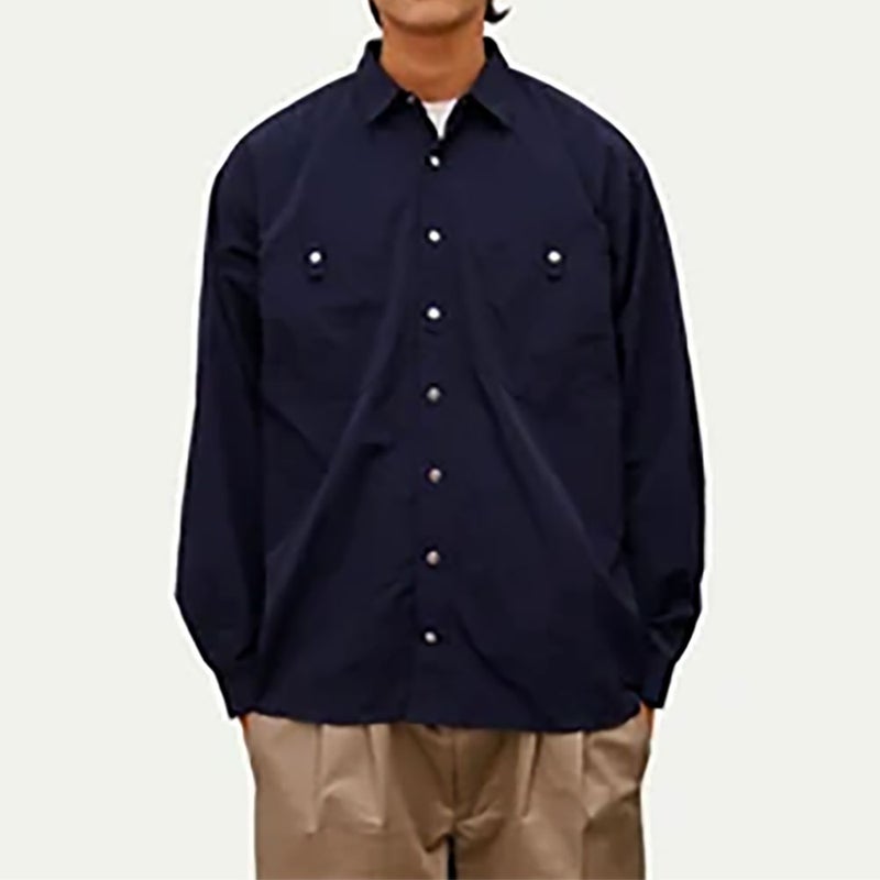 ウィムジーWHIMSYスケボースケートボードウェア長袖シャツNYLONSHIRT12231U130320メンズ男性26FA秋冬