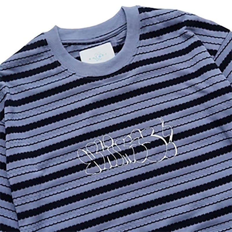 ウィムジーWHIMSYスケボースケートボードウェア長袖TシャツロンTBUBBLELETTERDBORDERTOP12231U130321メンズ男性26FA秋冬