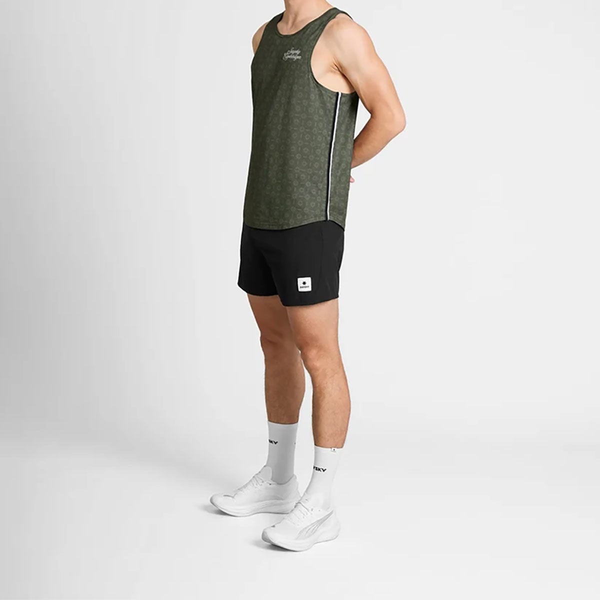 セイスカイSAYSKYランニングウェアノースリーブタンクトップCoutureCombatSingletSM30025C1079メンズ男性26FA秋冬