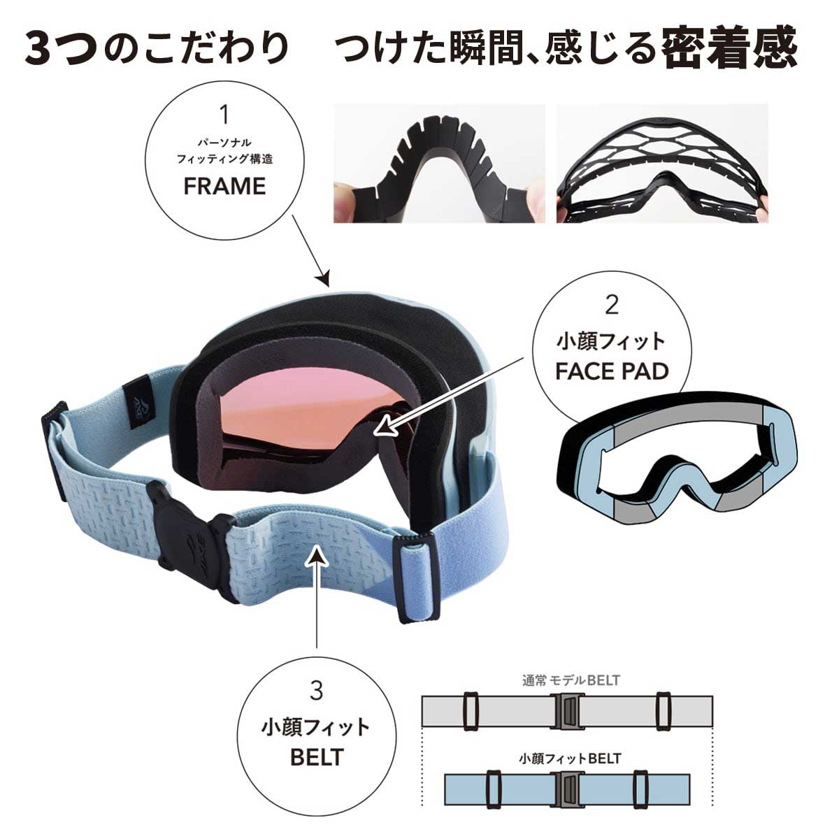 アックスAXEスノボースノボスノーボードゴーグルAX800-XSPレディース女性25-26