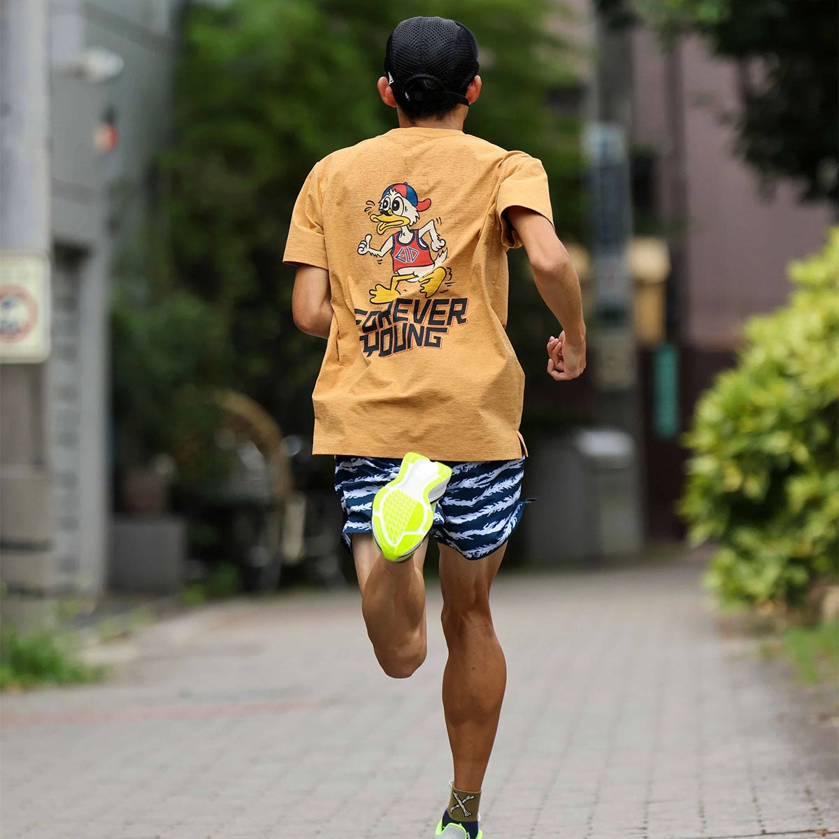エルドレッソELDORESOランニングウェア半袖TシャツForeverYoungTeeE1019926メンズレディースユニセックス26FA秋冬