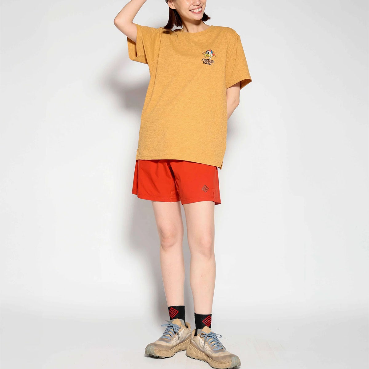 エルドレッソELDORESOランニングウェア半袖TシャツForeverYoungTeeE1019926メンズレディースユニセックス26FA秋冬