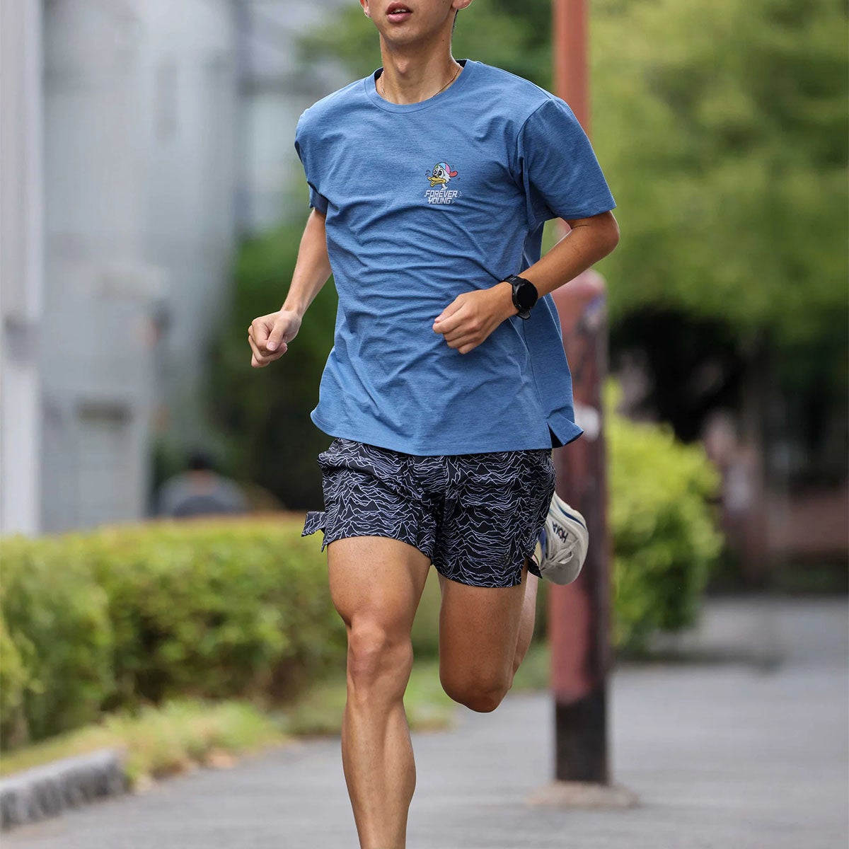 エルドレッソELDORESOランニングウェア半袖TシャツForeverYoungTeeE1019926メンズレディースユニセックス26FA秋冬