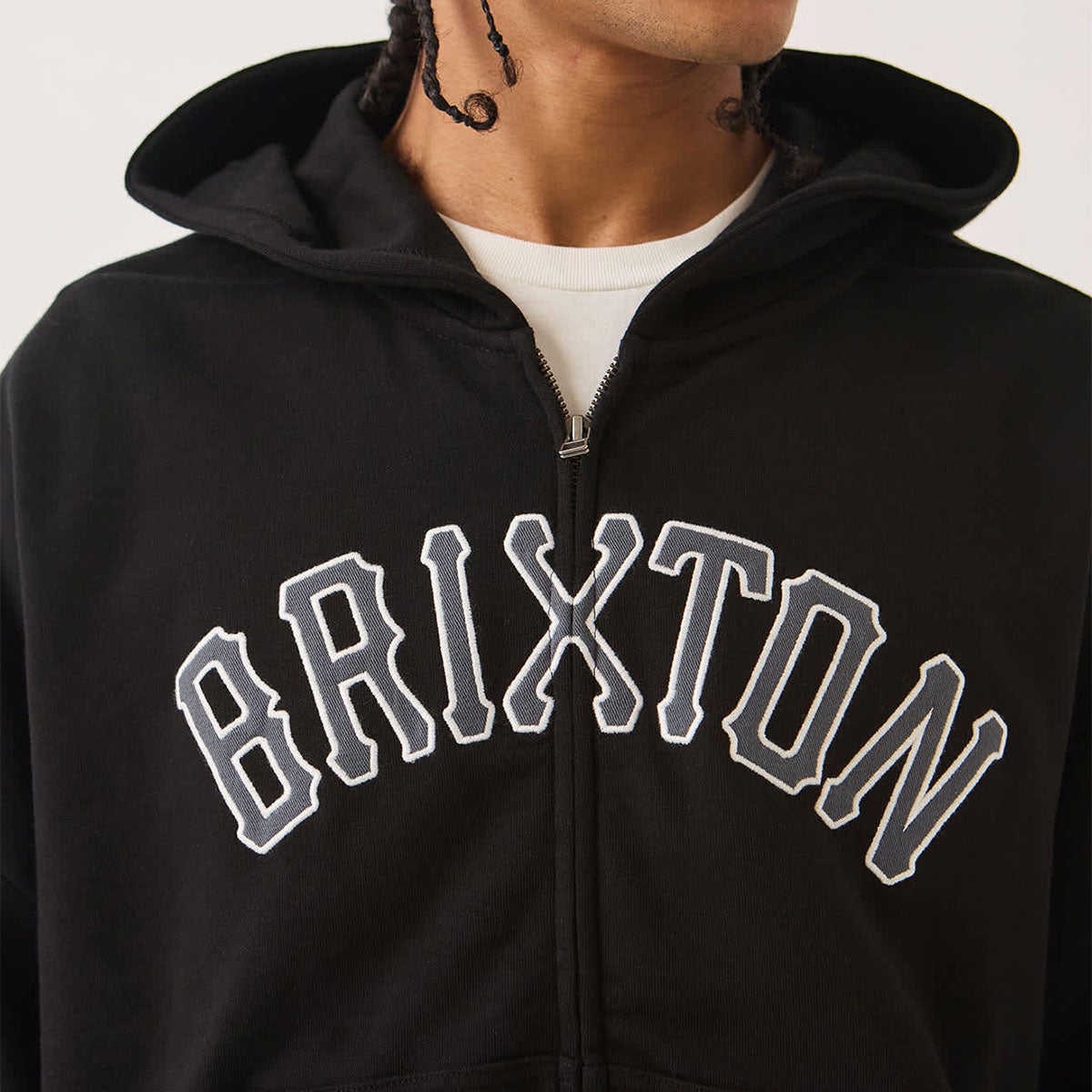 ブリクストンBRIXTONスケボースケートボードウェアスウェットパーカーDUGOUTZIPHOODFLEECE23082メンズ男性26FA秋冬