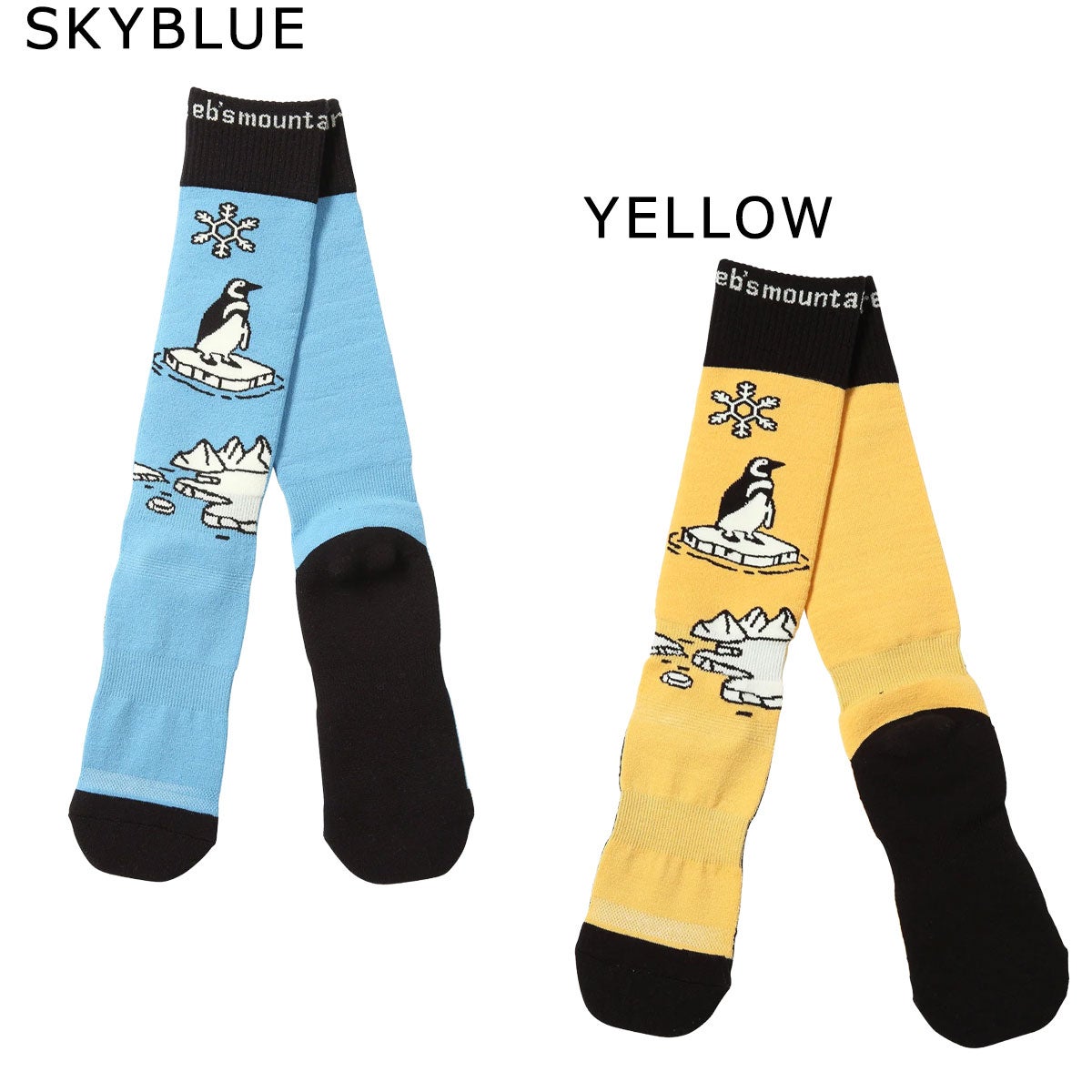 エビスeb'sスノボースノボスノーボードソックス靴下VERYWARMPENGUIN4600457メンズレディースユニセックス26-27