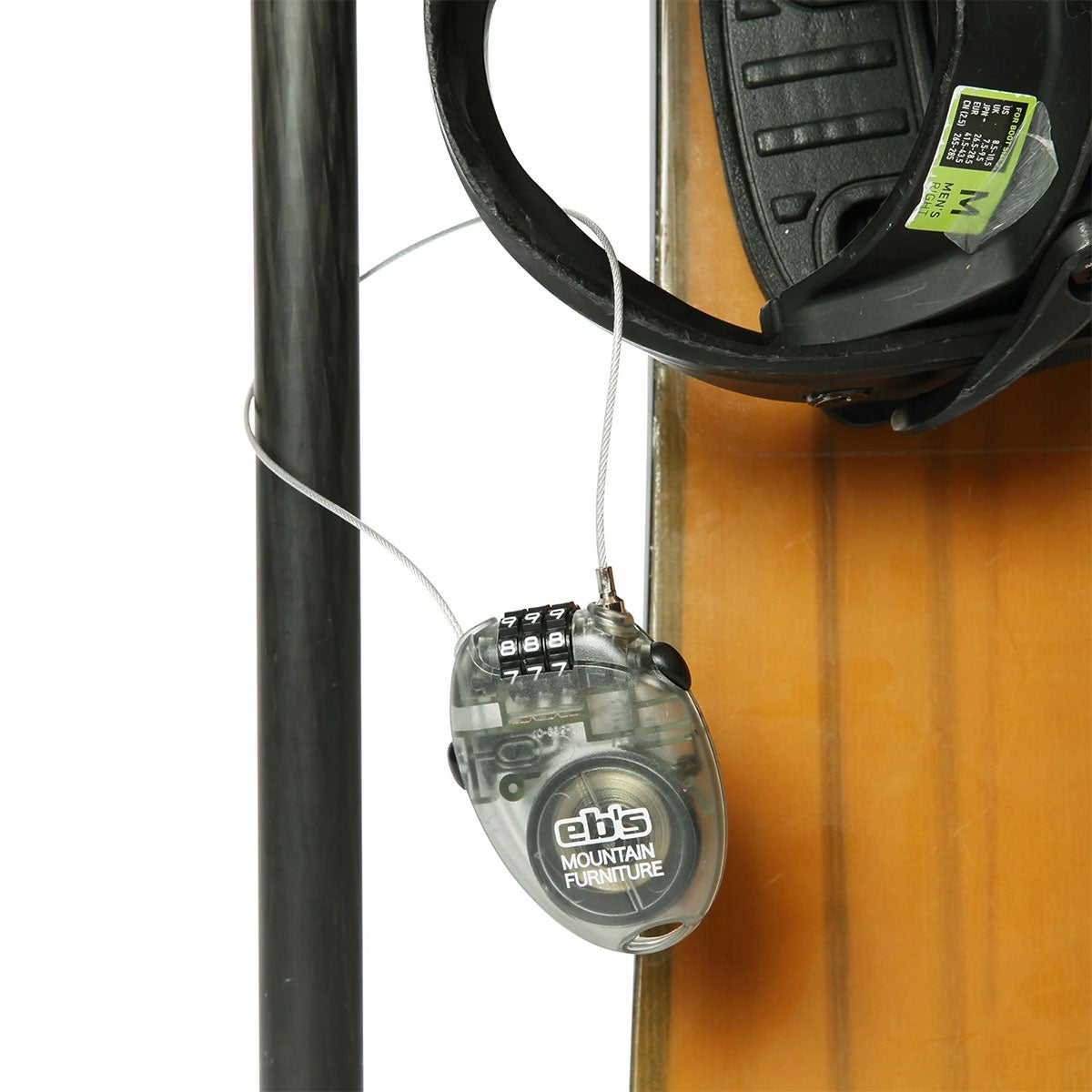 エビスeb'sスノボースノボスノーボードケーブルロックCABLELOCK460080126-27